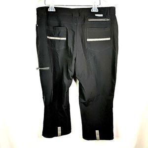 Bontrager Commuting Knicker Crop Pant Black Nylon Cycling Women Size XL 16 18